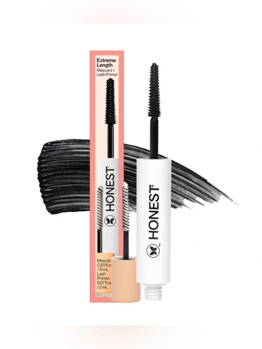 Honest Beauty Extreme Length Black Mascara + Lash Primer